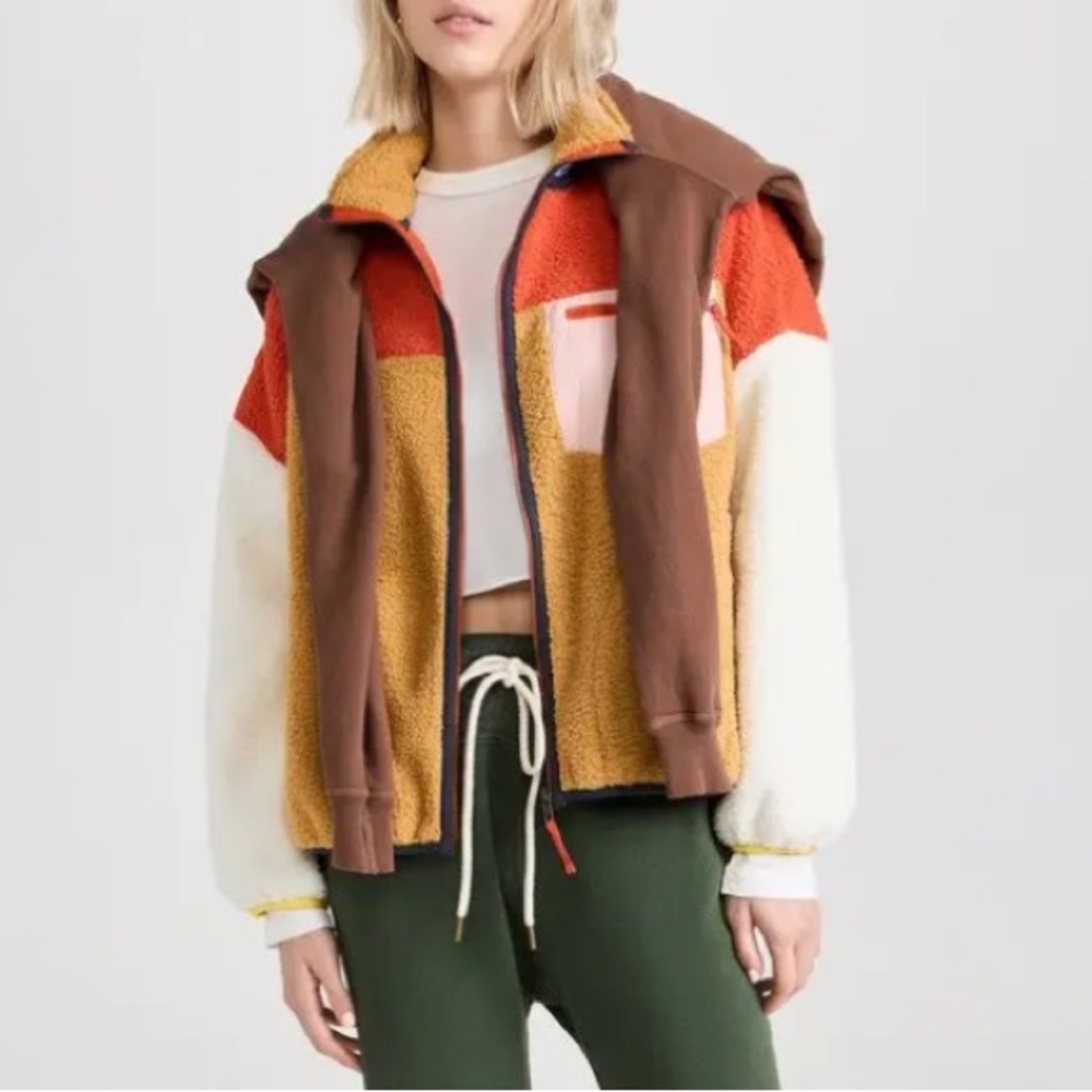 The Great Outdoors‎ Plush Colorblock Terrain Teddy Sherpa Full-Zip Jacket Sz L
